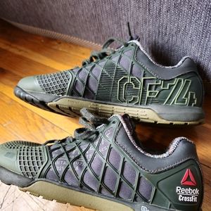 Reboot CF74 green CrossFit shoes men's size 9